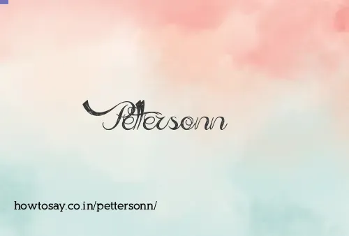 Pettersonn