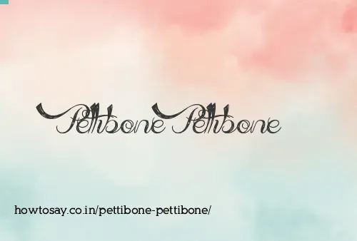 Pettibone Pettibone