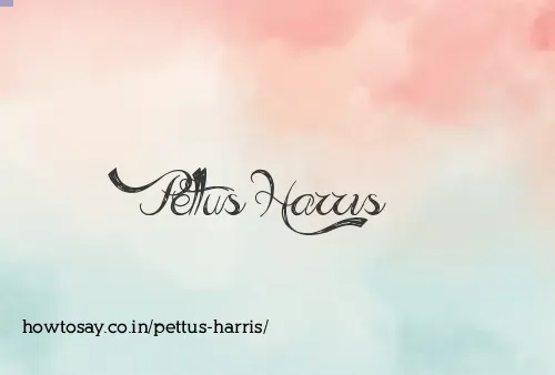 Pettus Harris