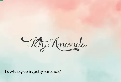 Petty Amanda