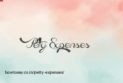 Petty Expenses