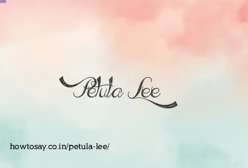 Petula Lee