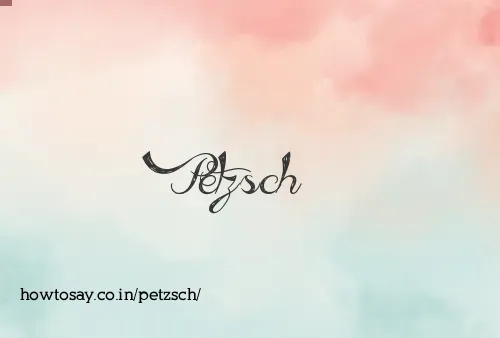 Petzsch