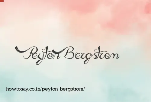 Peyton Bergstrom