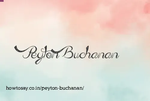 Peyton Buchanan