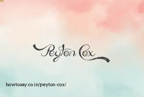 Peyton Cox