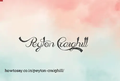 Peyton Craighill
