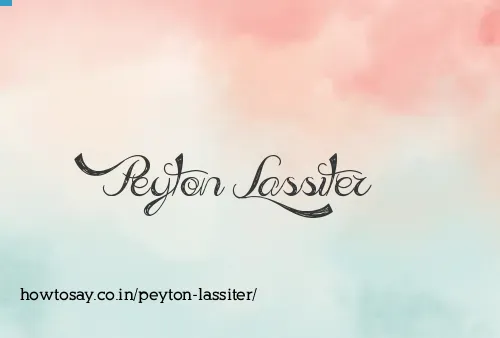 Peyton Lassiter