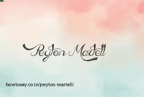 Peyton Martell