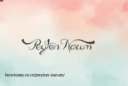 Peyton Narum
