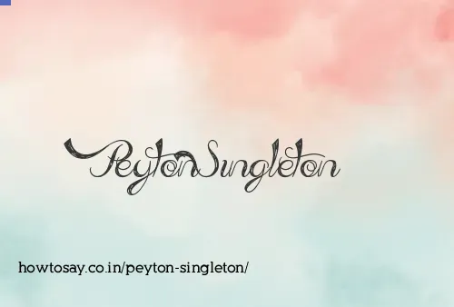 Peyton Singleton