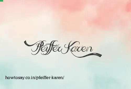 Pfeiffer Karen