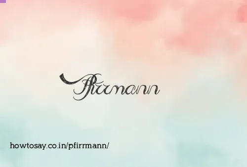 Pfirrmann