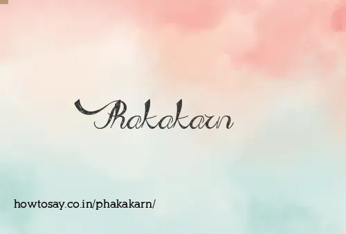 Phakakarn