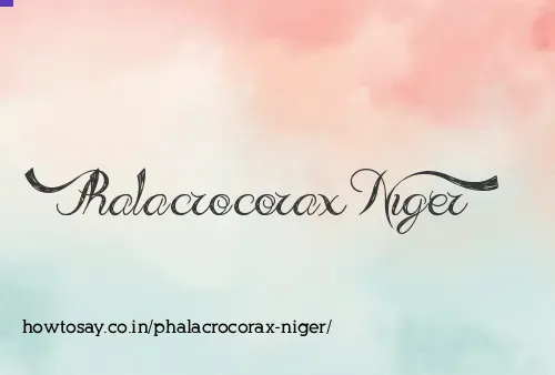 Phalacrocorax Niger