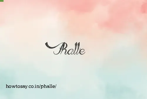 Phalle