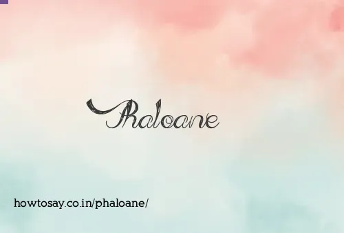 Phaloane