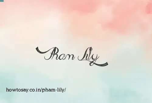 Pham Lily