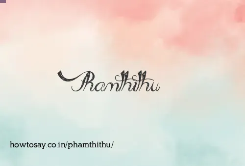 Phamthithu