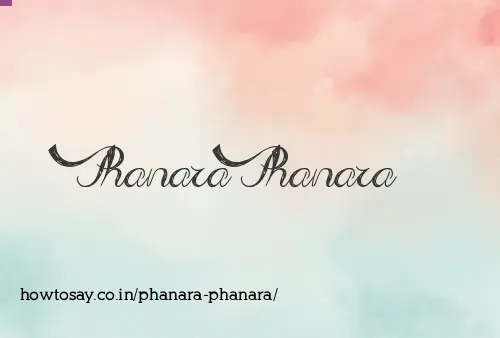 Phanara Phanara