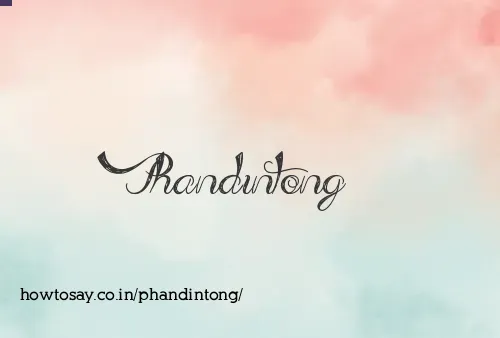 Phandintong