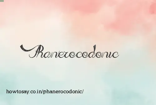Phanerocodonic
