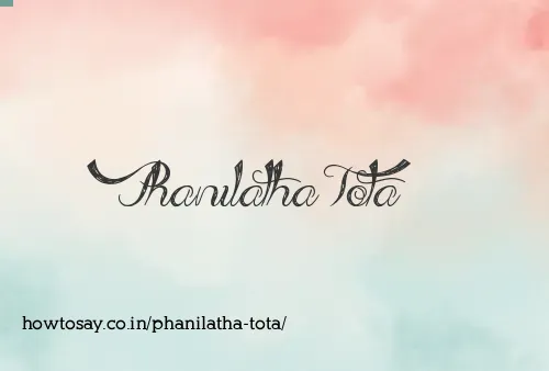 Phanilatha Tota