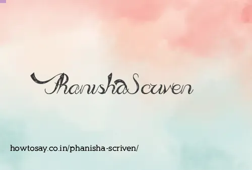 Phanisha Scriven