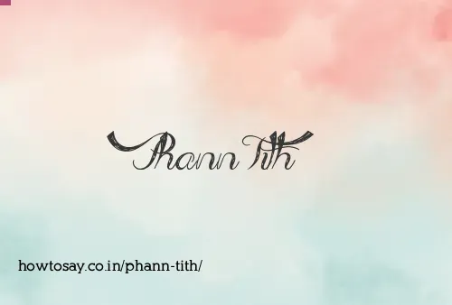 Phann Tith