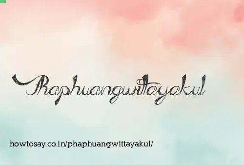 Phaphuangwittayakul