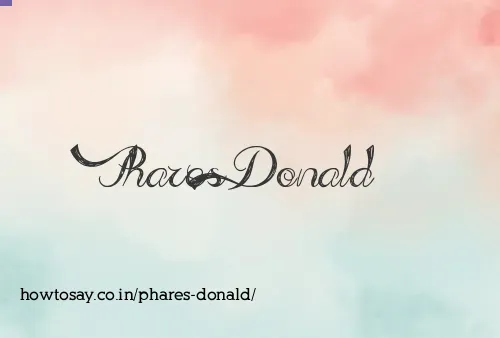 Phares Donald