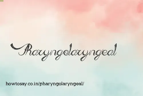 Pharyngolaryngeal