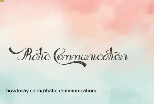 Phatic Communication