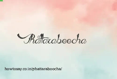 Phattaraboocha