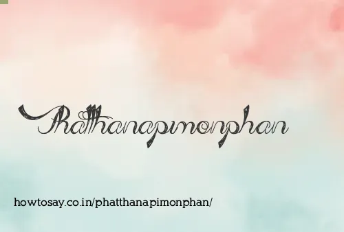 Phatthanapimonphan