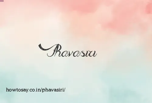 Phavasiri