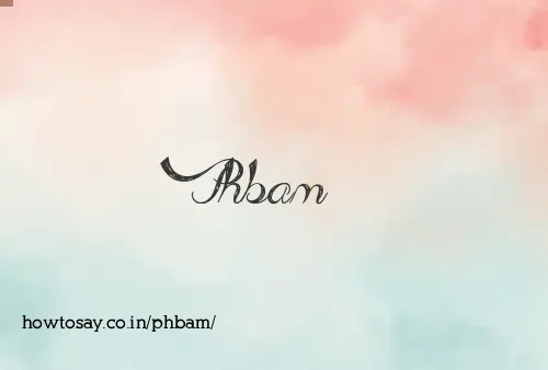 Phbam