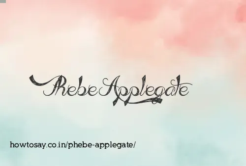 Phebe Applegate