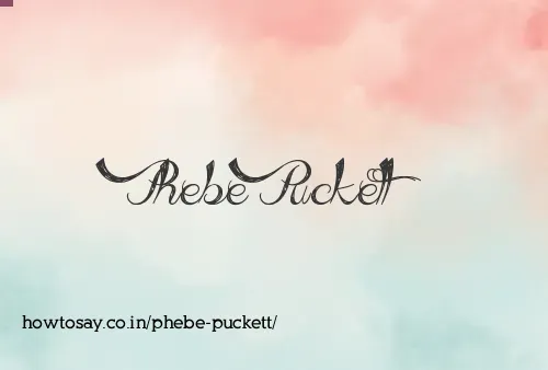 Phebe Puckett