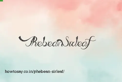 Phebean Sirleaf