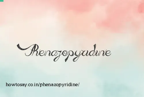Phenazopyridine