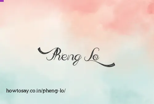 Pheng Lo