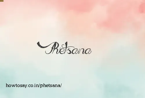Phetsana