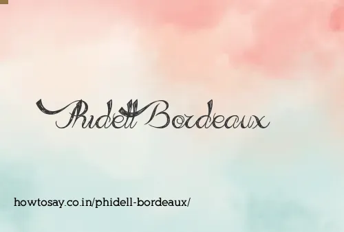 Phidell Bordeaux