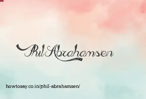Phil Abrahamsen