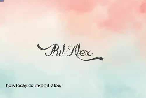 Phil Alex