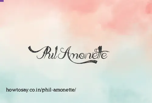 Phil Amonette