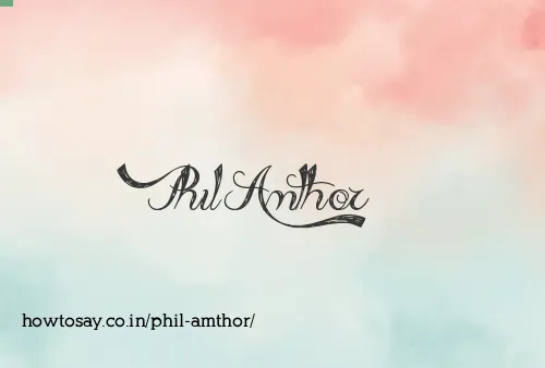 Phil Amthor