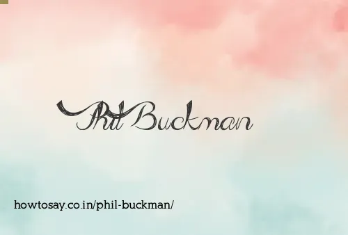 Phil Buckman