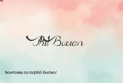 Phil Burian